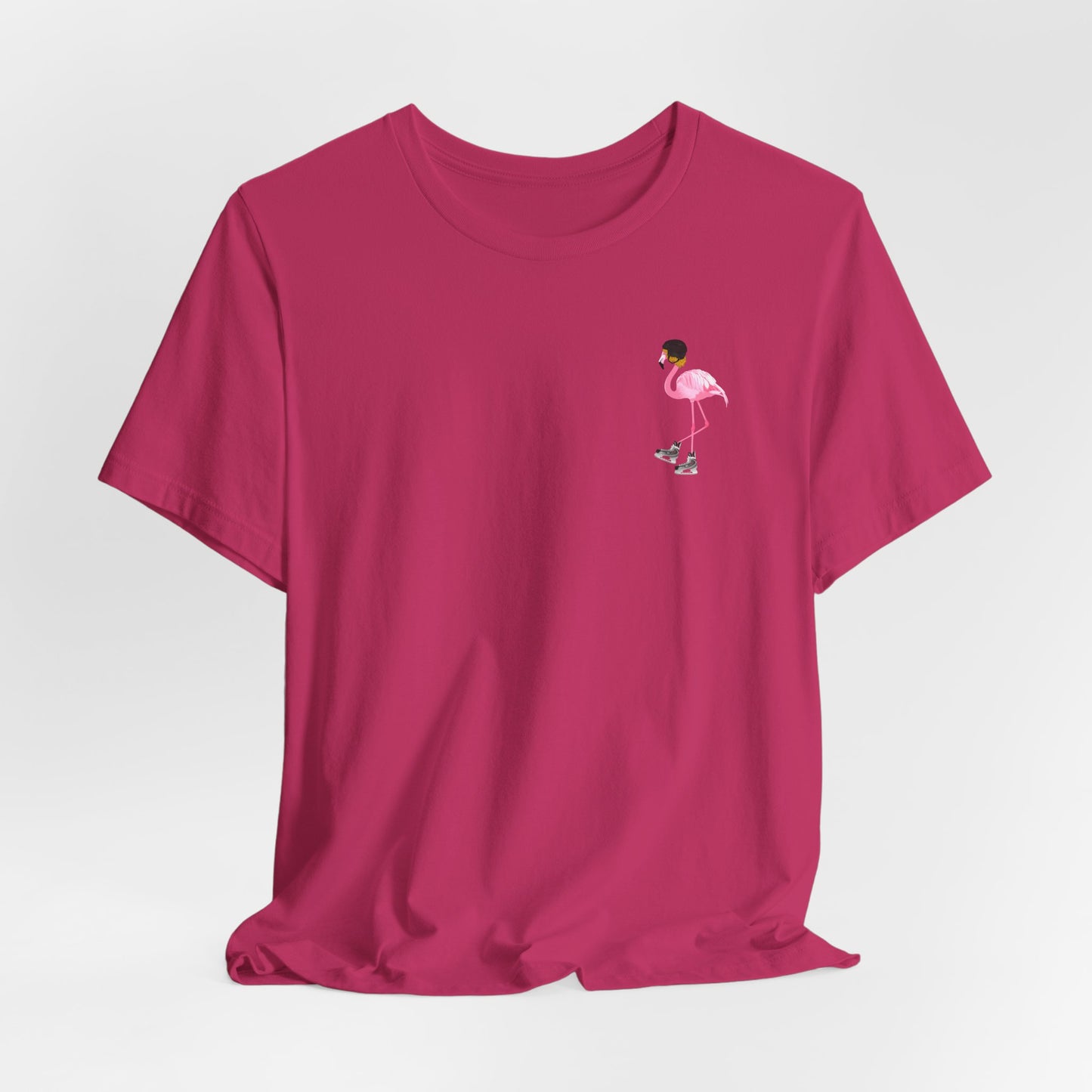 Unisex Bella Canvas Short Sleeve Flamingo Flow Tee.