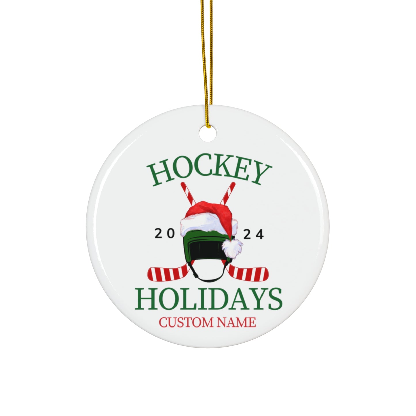 Custom Season Collectible Ceramic Ornament - 2024 Season FIRST EVER