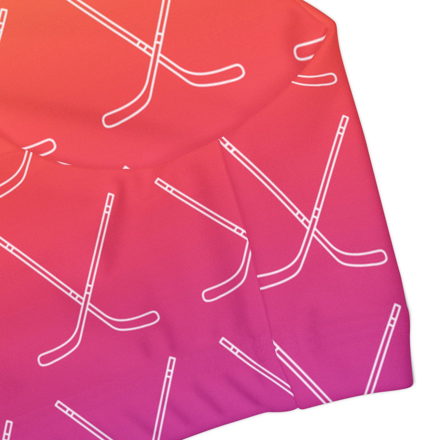 Ombre Hockey Stick Girls Two Piece Swimsuit