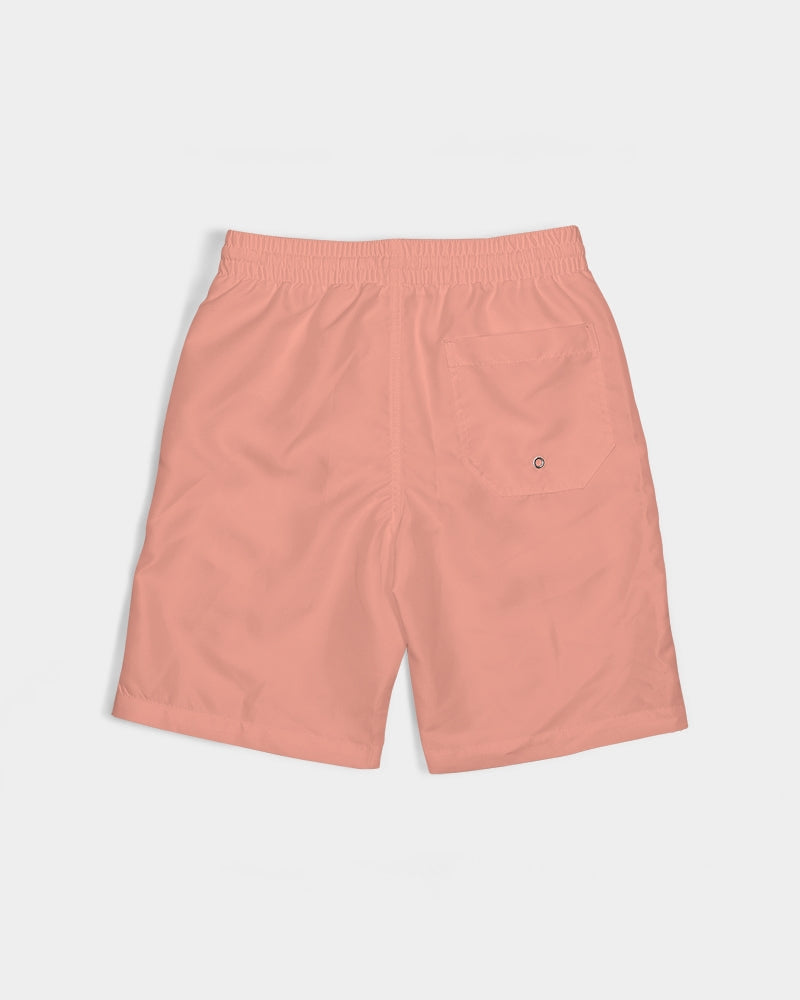 hawaiian flower Eagle Trunks Boys All-Over Print Swim Trunk