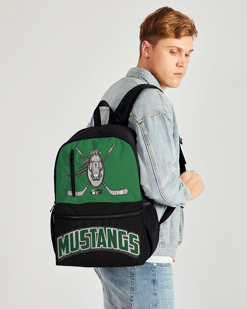 Mustang Duo-Zip Front Canvas Backpack
