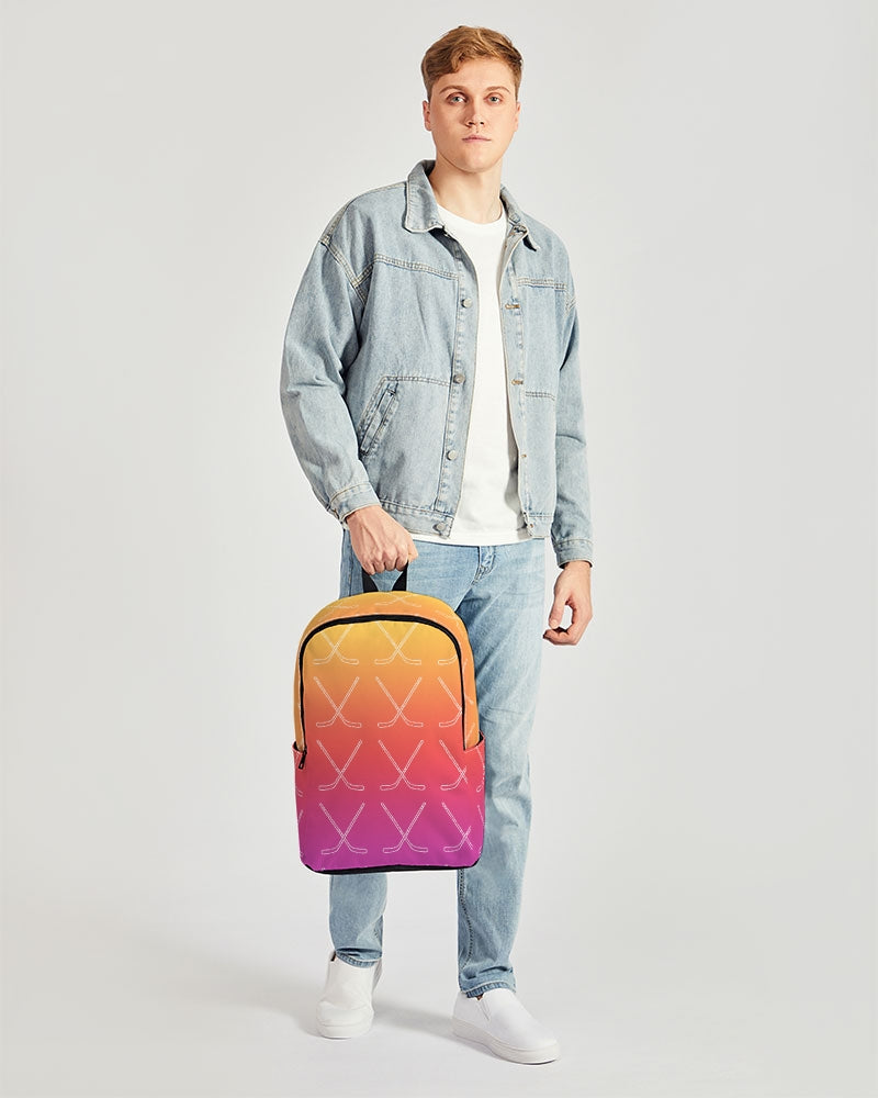 Ombre Hockey Stick Swim Trunks Back To Basics School Backpack