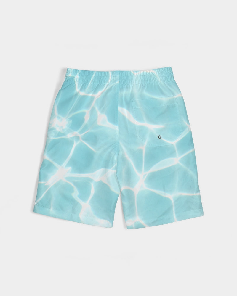 Hockey Playing Flamingo Swim Trunks- water Boys Swim Trunk