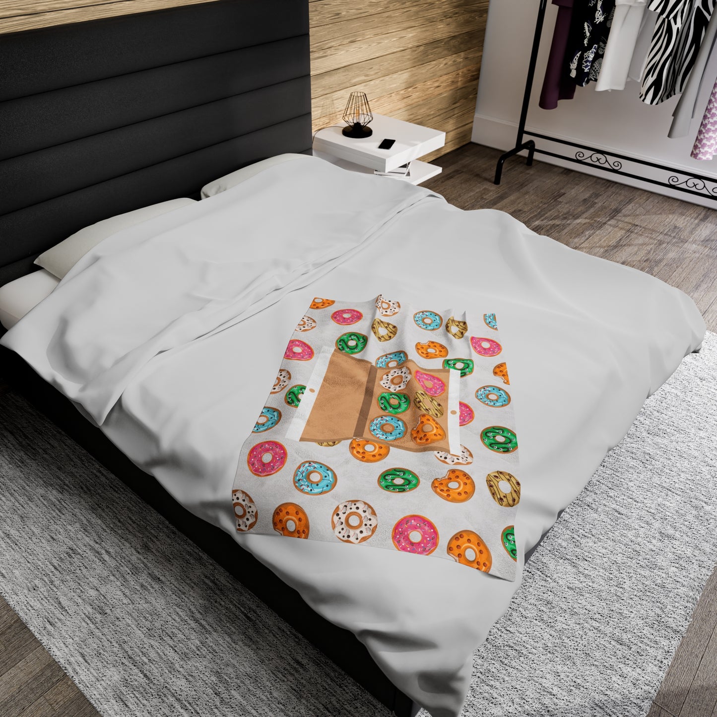 Sport Donuts Plush Blanket