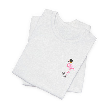 Unisex Bella Canvas Short Sleeve Flamingo Flow Tee.