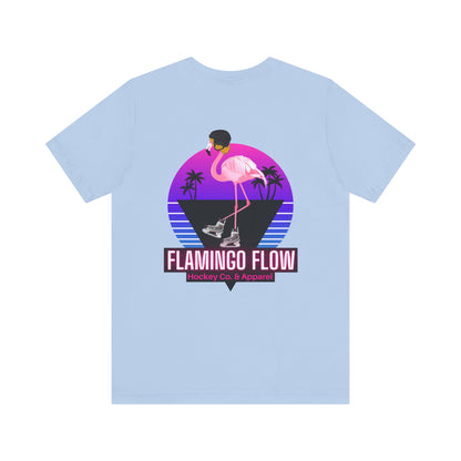 Unisex Bella Canvas Short Sleeve Flamingo Flow Tee.