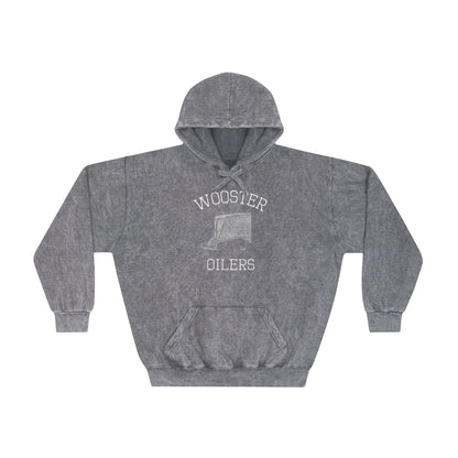 Unisex Mineral Wash Hoodie- Net