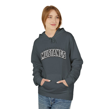Black Logo Unisex Midweight Softstyle Fleece Hoodie