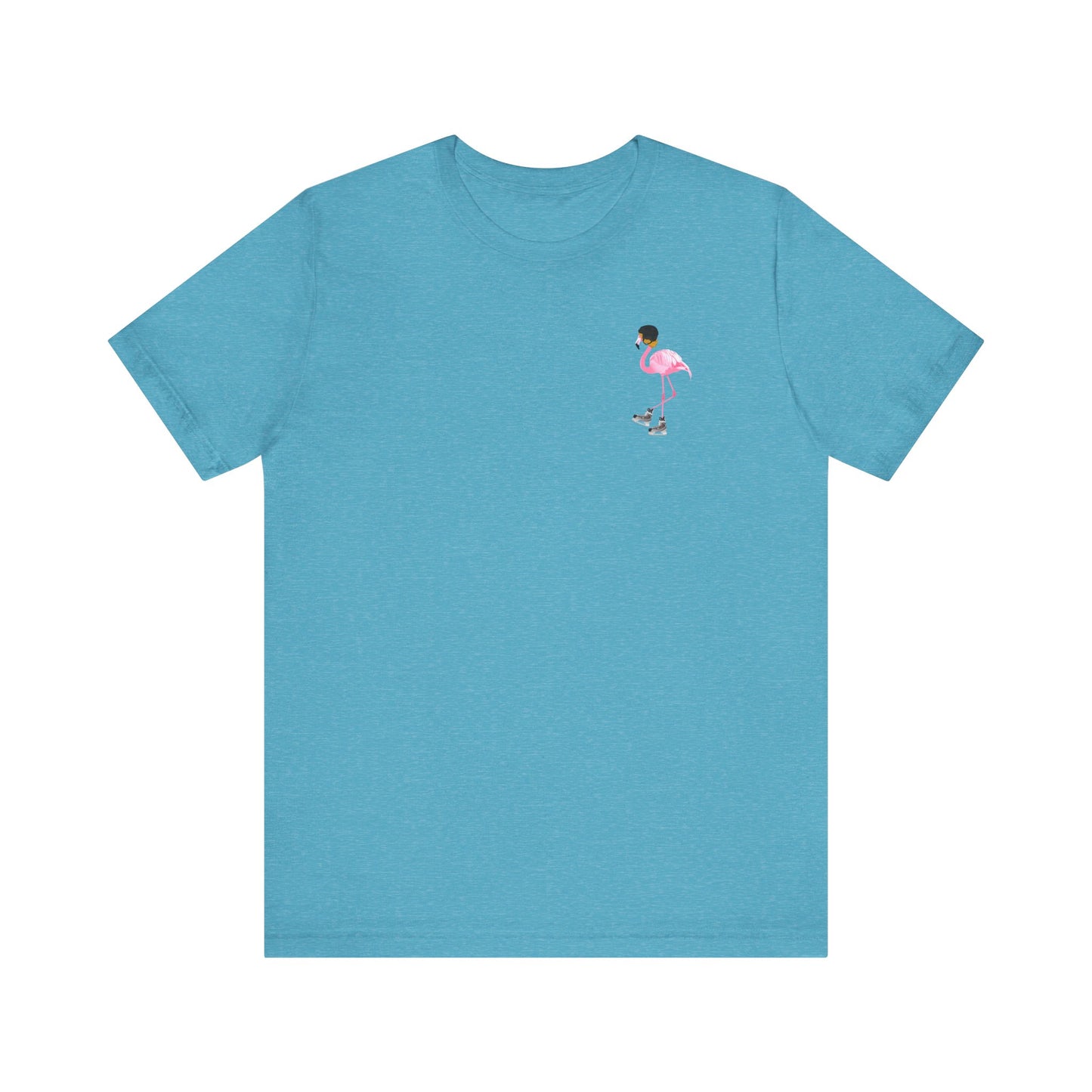 Unisex Bella Canvas Short Sleeve Flamingo Flow Tee.