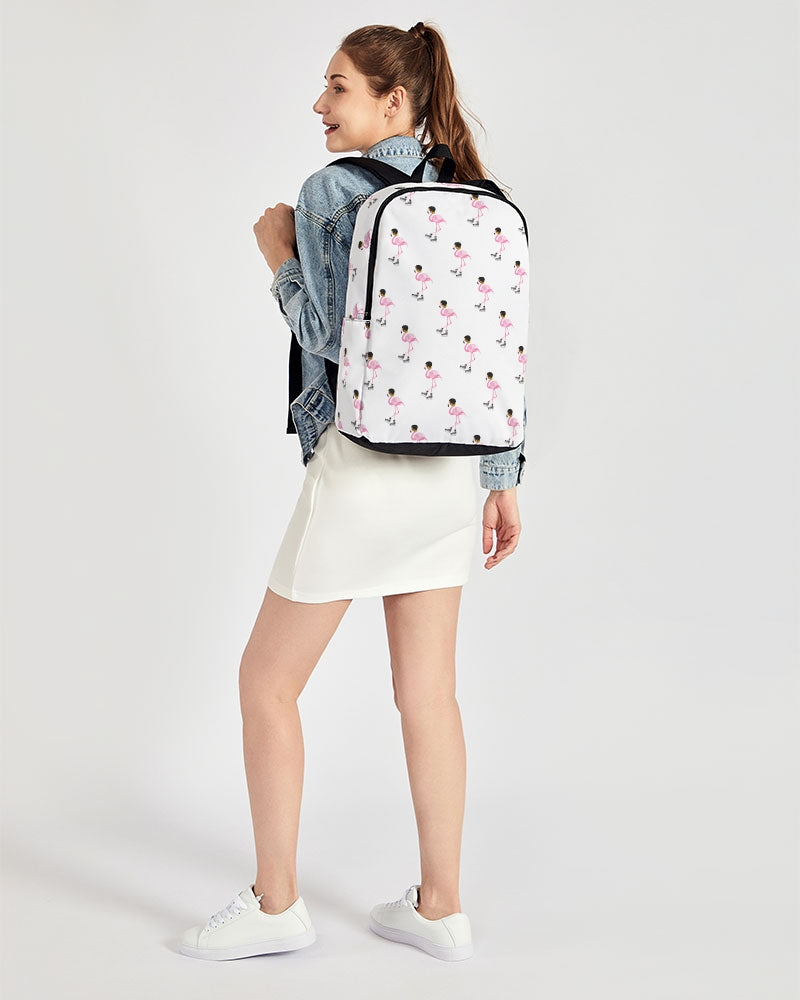 Hockey Playing Flamingos with Flow Back To Basics School Backpack