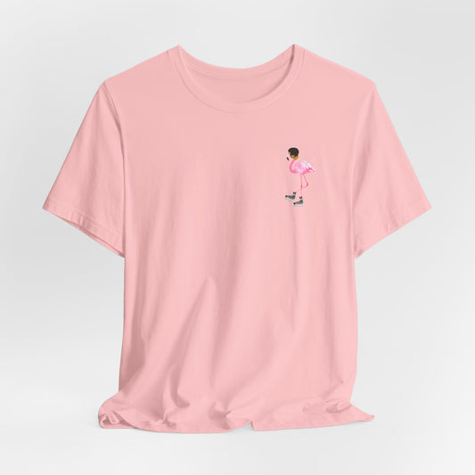 Unisex Bella Canvas Short Sleeve Flamingo Flow Tee.