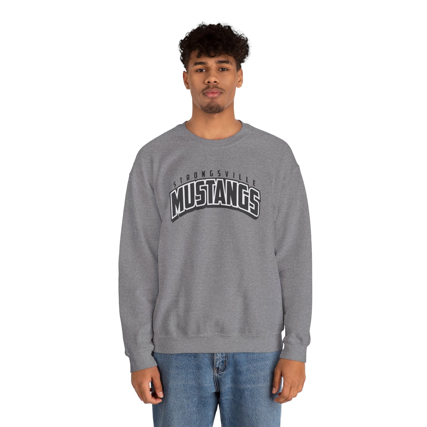 Black Logo Unisex Heavy Blend™ Crewneck Sweatshirt