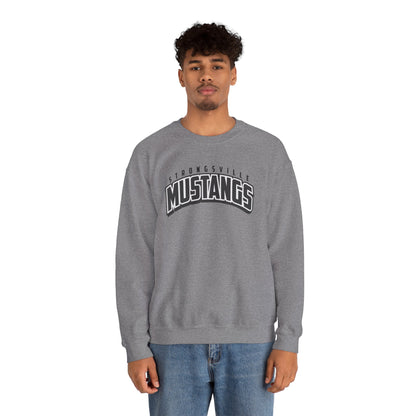 Black Logo Unisex Heavy Blend™ Crewneck Sweatshirt