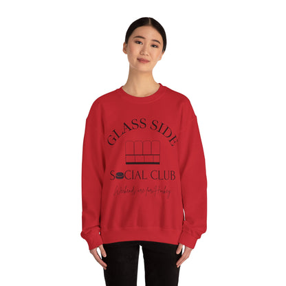 Glass side Social Club Unisex Heavy Blend™ Crewneck Sweatshirt