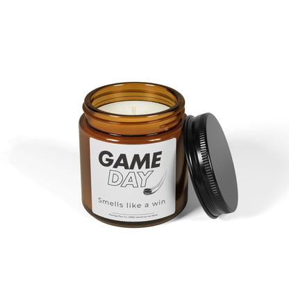 Game Day Scented Soy Candle (Multi-Size, Amber Jar)