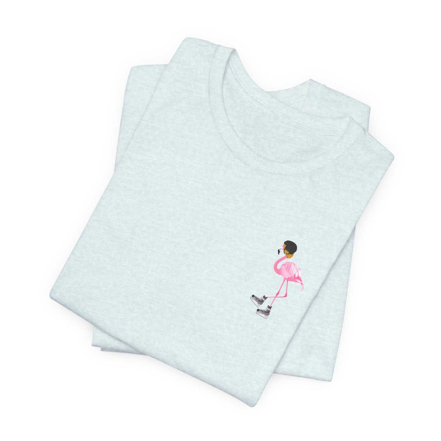 Unisex Bella Canvas Short Sleeve Flamingo Flow Tee.