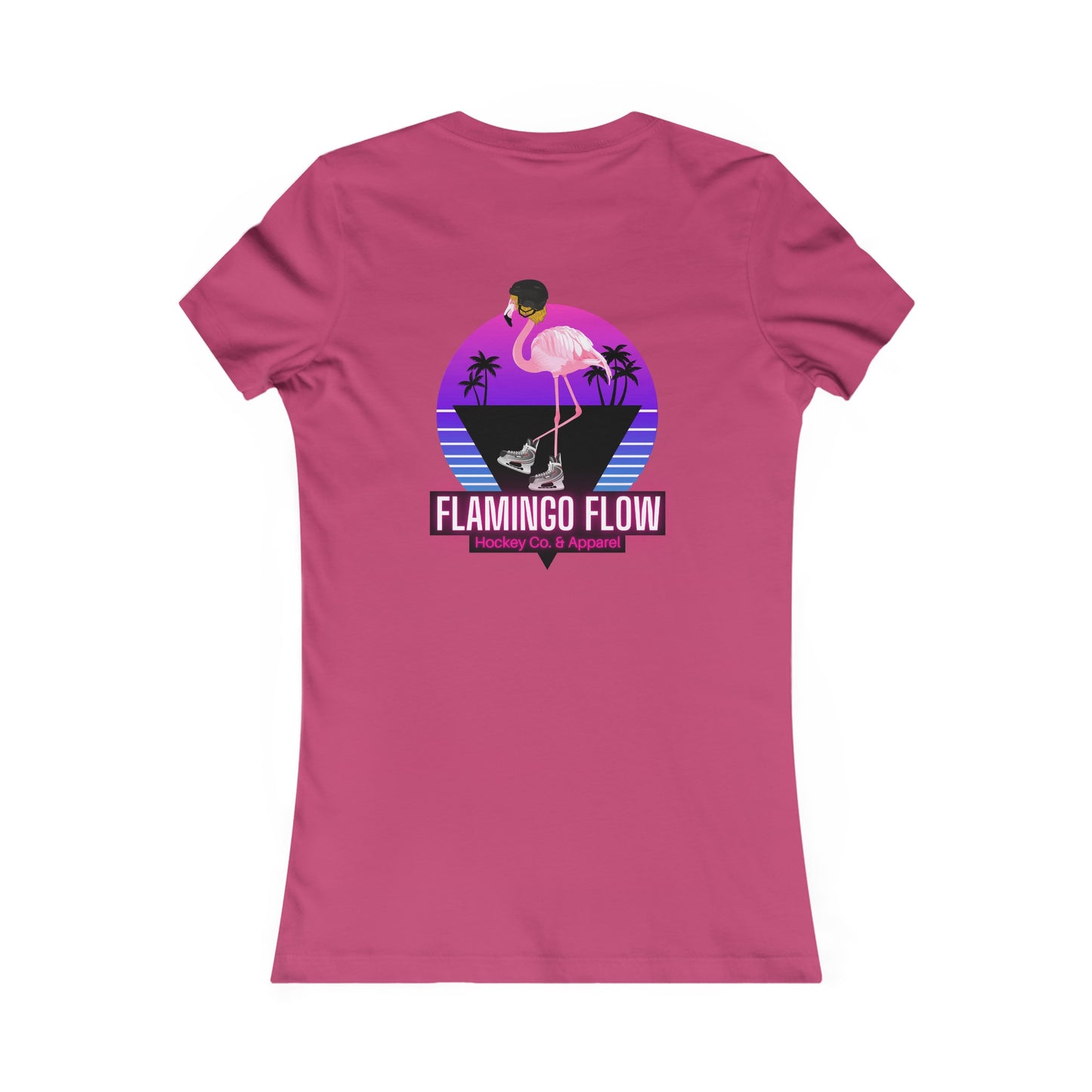 Flamingo Flow Women's Slim Fit Tee