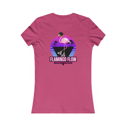 Flamingo Flow Women's Slim Fit Tee