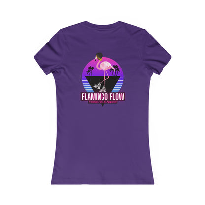 Flamingo Flow Women's Slim Fit Tee