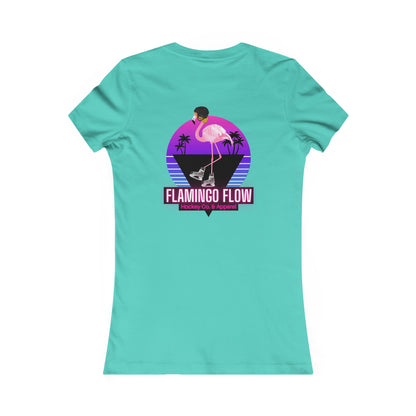 Flamingo Flow Women's Slim Fit Tee