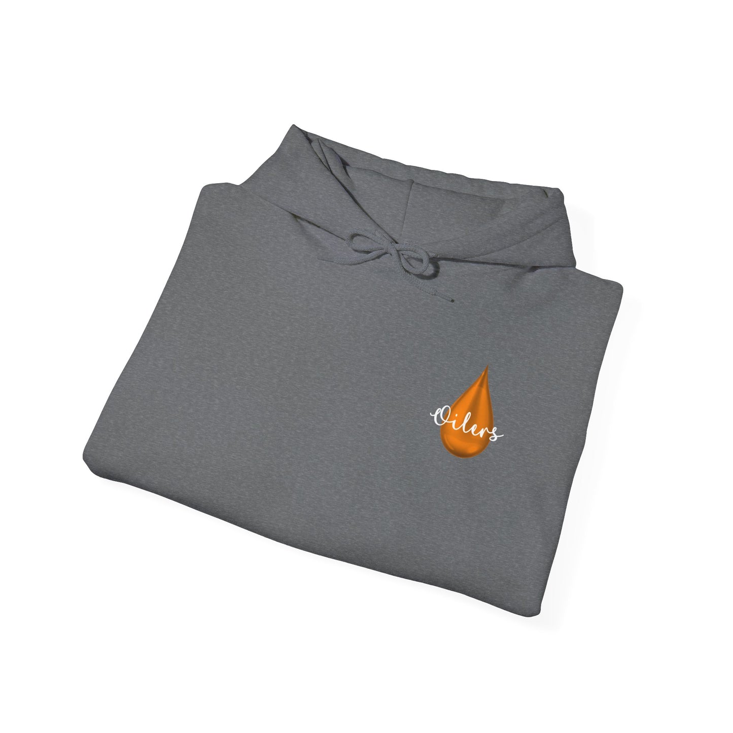Oilers with drop Unisex Heavy Blend™ Hooded Sweatshirt