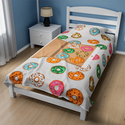 Sport Donuts Plush Blanket