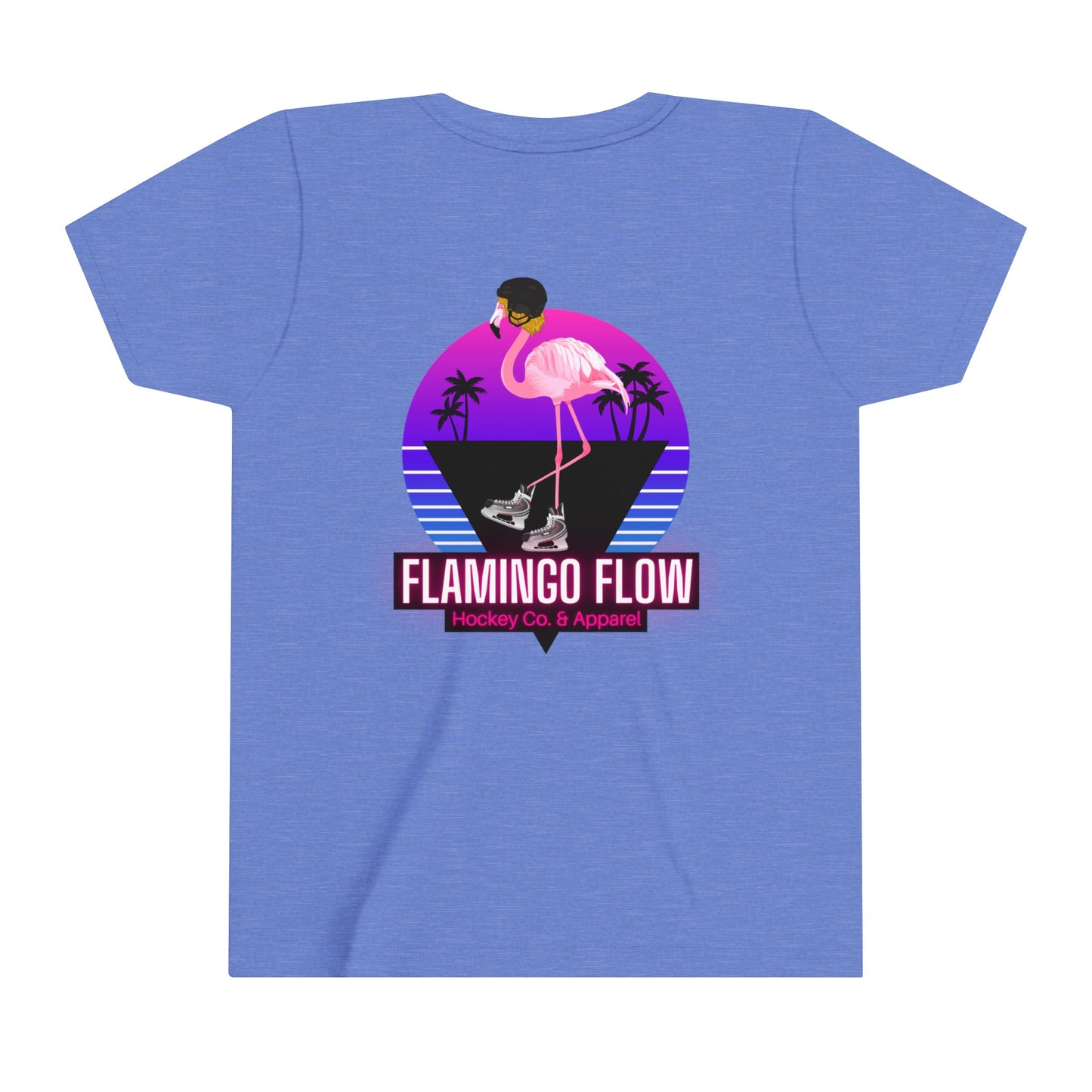 OG Flamingo Flow Youth Short Sleeve Tee- Bella Canvas screen printed