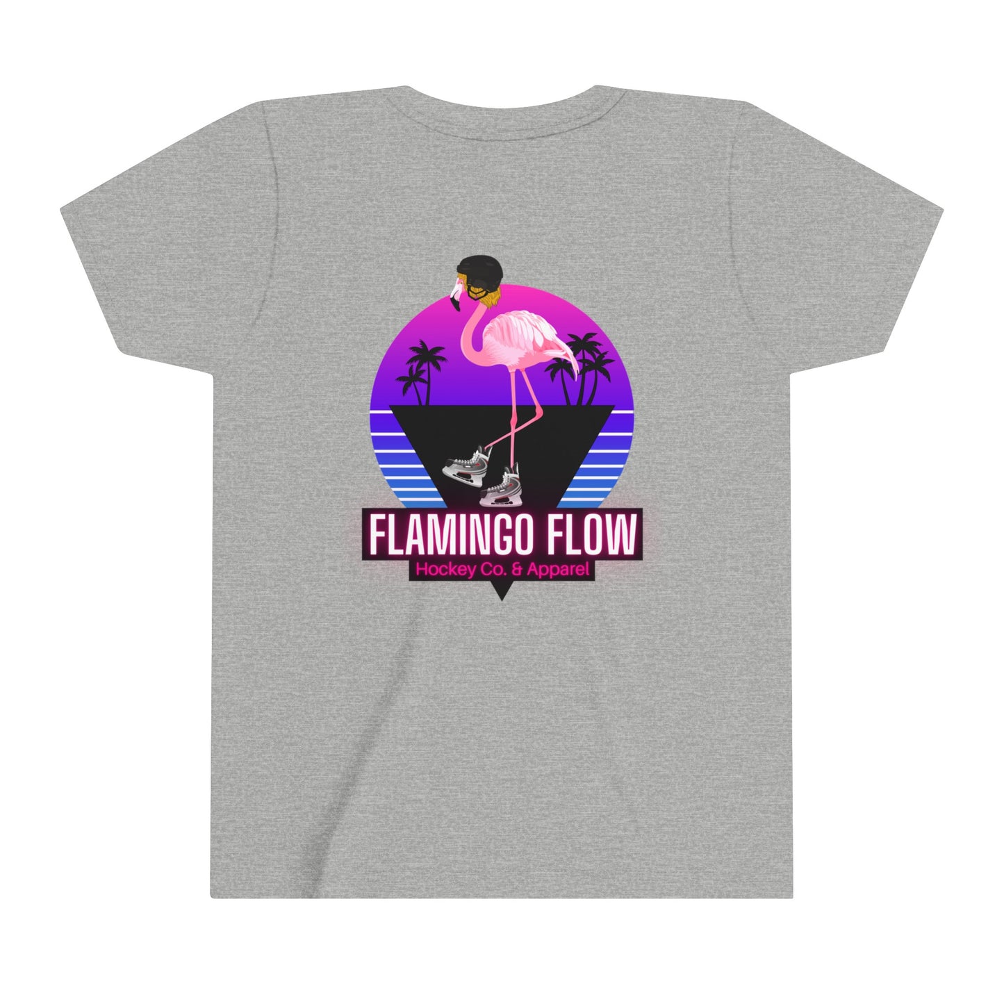 OG Flamingo Flow Youth Short Sleeve Tee- Bella Canvas screen printed