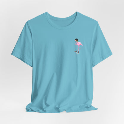 Unisex Bella Canvas Short Sleeve Flamingo Flow Tee.