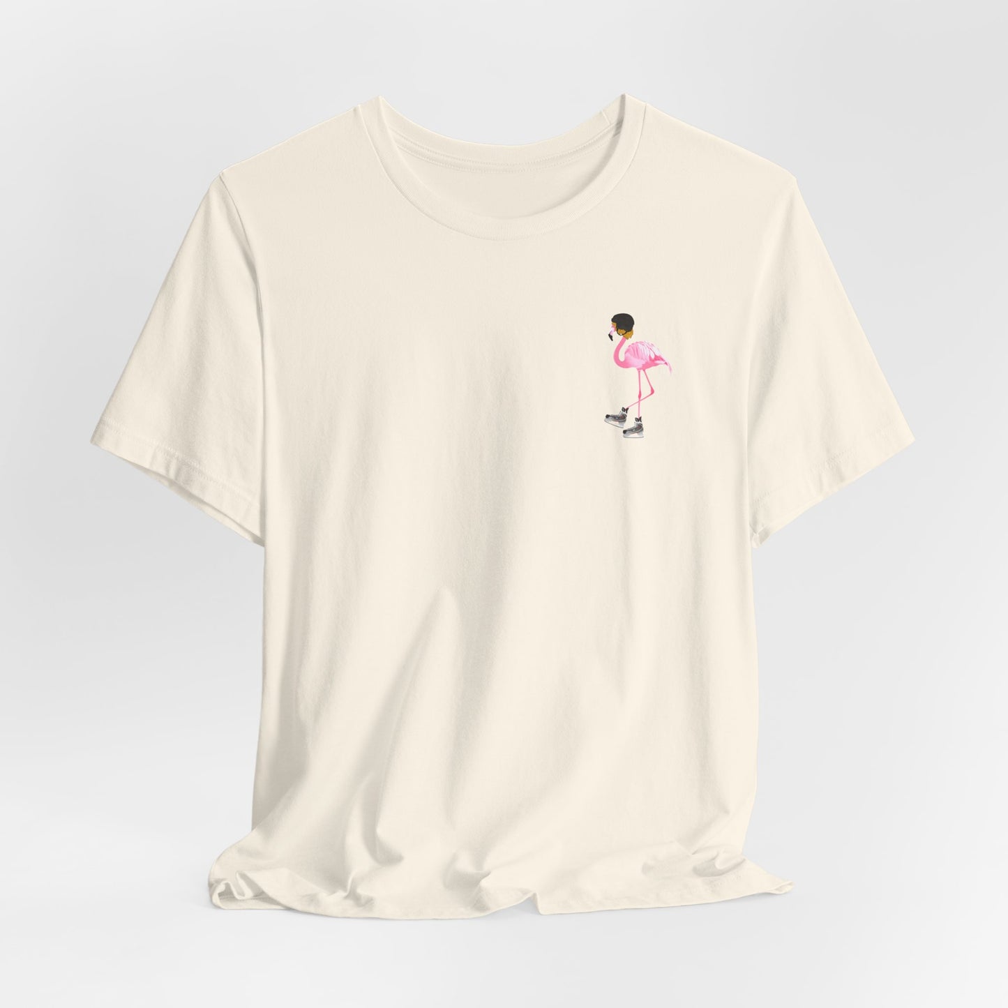 Unisex Bella Canvas Short Sleeve Flamingo Flow Tee.