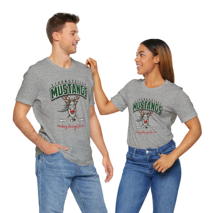 Unisex Jersey Short Sleeve Tee- Dashing Through The Ice