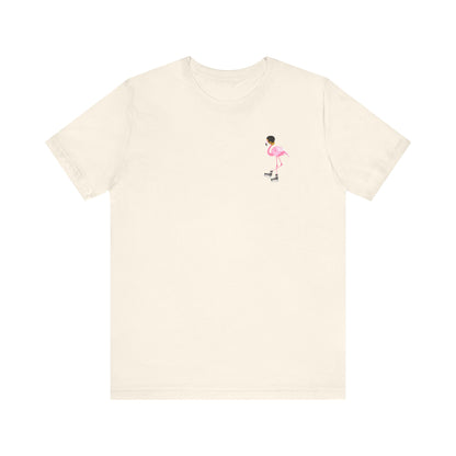 Unisex Bella Canvas Short Sleeve Flamingo Flow Tee.