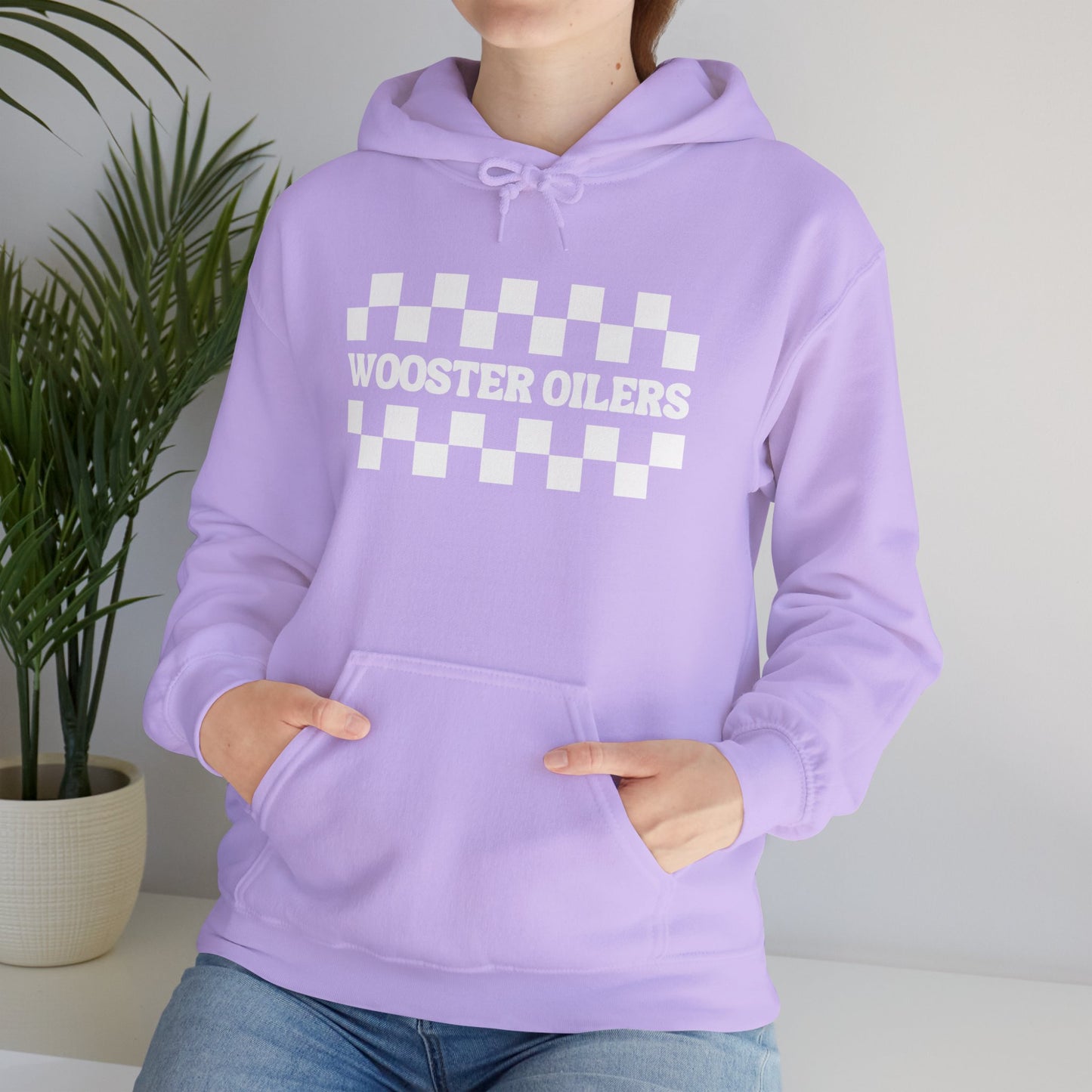 Unisex Checkered Heavy Blend™ Hooded Sweatshirt