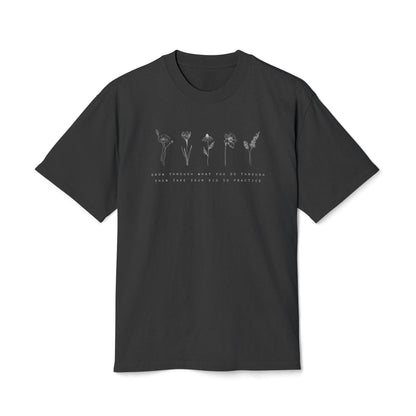 Go Through What You Grow Through Then Take Your Kids To Hockey Unisex Heavy Faded Tee