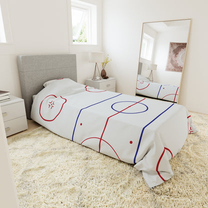 Hockey Rink Duvet Cover