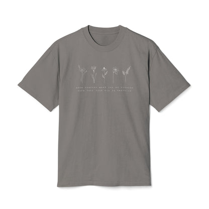 Go Through What You Grow Through Then Take Your Kids To Hockey Unisex Heavy Faded Tee
