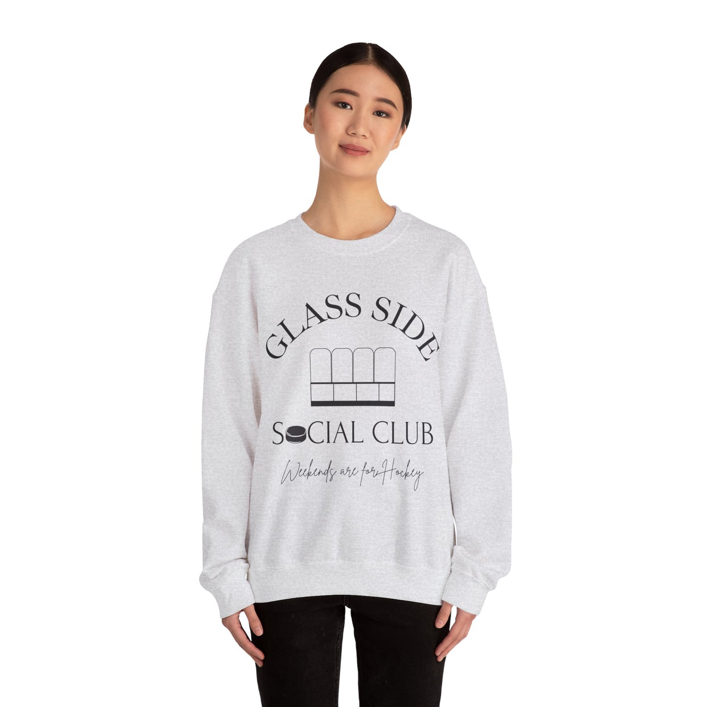 Glass side Social Club Unisex Heavy Blend™ Crewneck Sweatshirt