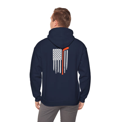 Wooster Hockey Flag Unisex Heavy Blend™ Hooded Sweatshirt
