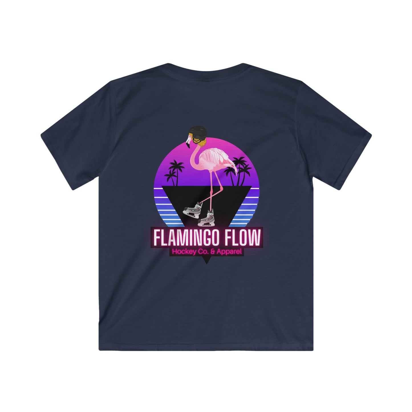 Youth Softstyle Flamingo Flow Tee