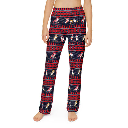 Youth Holiday Skating Penguins Pajama Pants