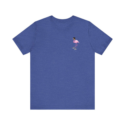 Unisex Bella Canvas Short Sleeve Flamingo Flow Tee.