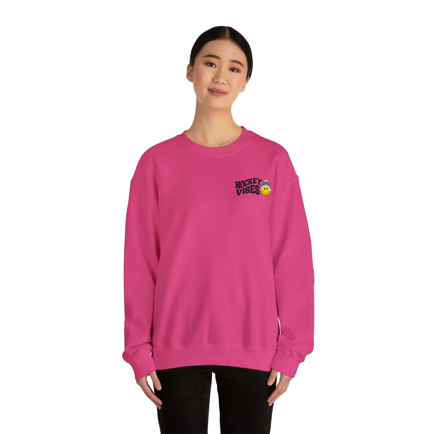 Hockey Vibes Unisex Heavy Blend™ Crewneck Sweatshirt