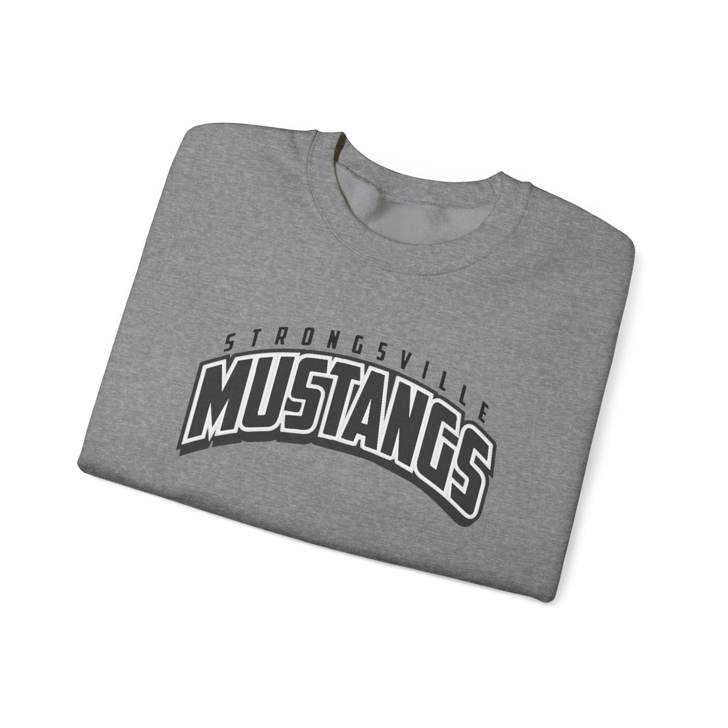Black Logo Unisex Heavy Blend™ Crewneck Sweatshirt