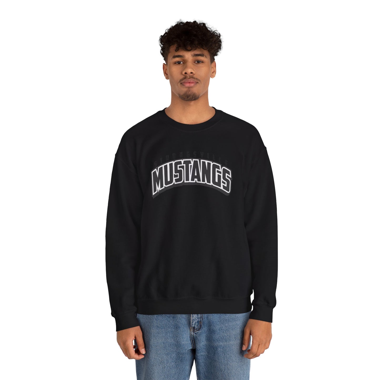 Black Logo Unisex Heavy Blend™ Crewneck Sweatshirt