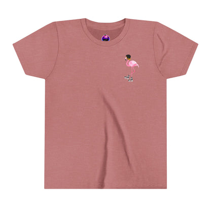 OG Flamingo Flow Youth Short Sleeve Tee- Bella Canvas screen printed