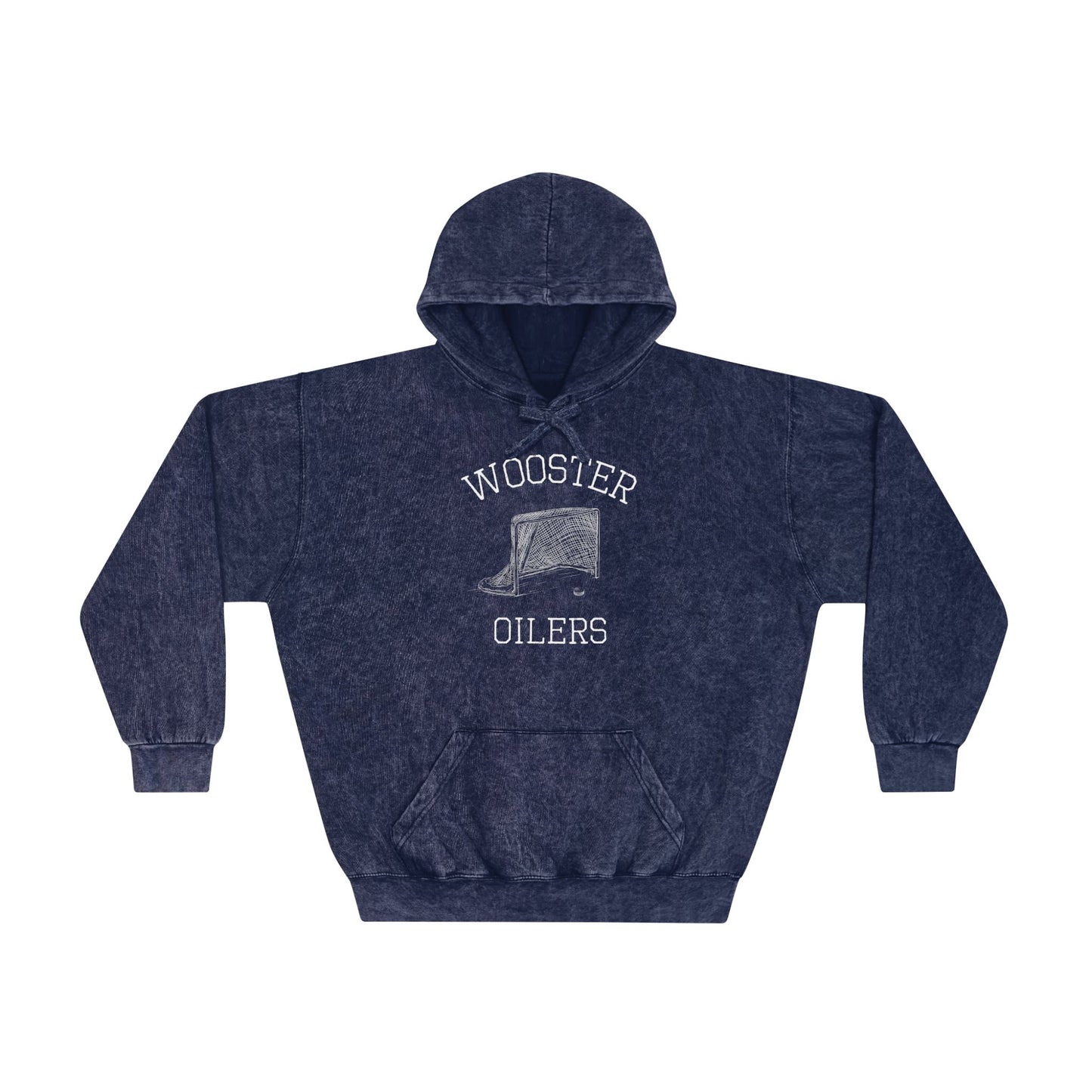 Unisex Mineral Wash Hoodie- Net