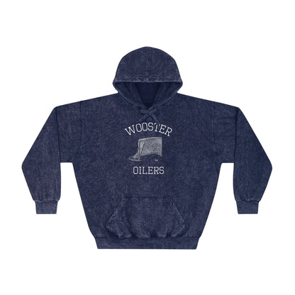 Unisex Mineral Wash Hoodie- Net