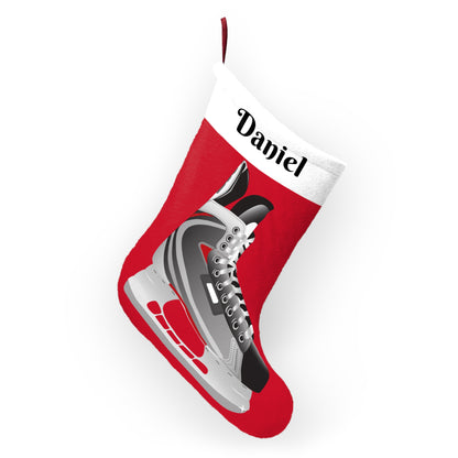 CUSTOM Hockey Skate Christmas Stockings