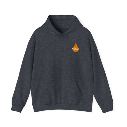 Oilers with drop Unisex Heavy Blend™ Hooded Sweatshirt
