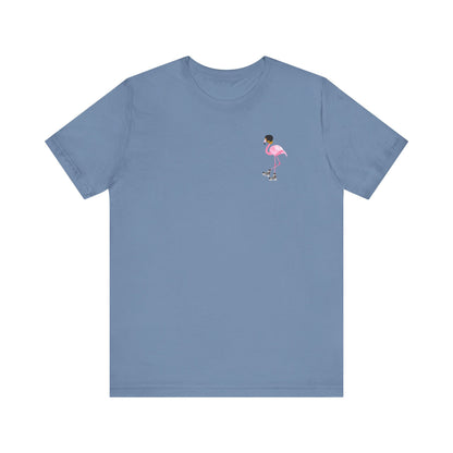 Unisex Bella Canvas Short Sleeve Flamingo Flow Tee.